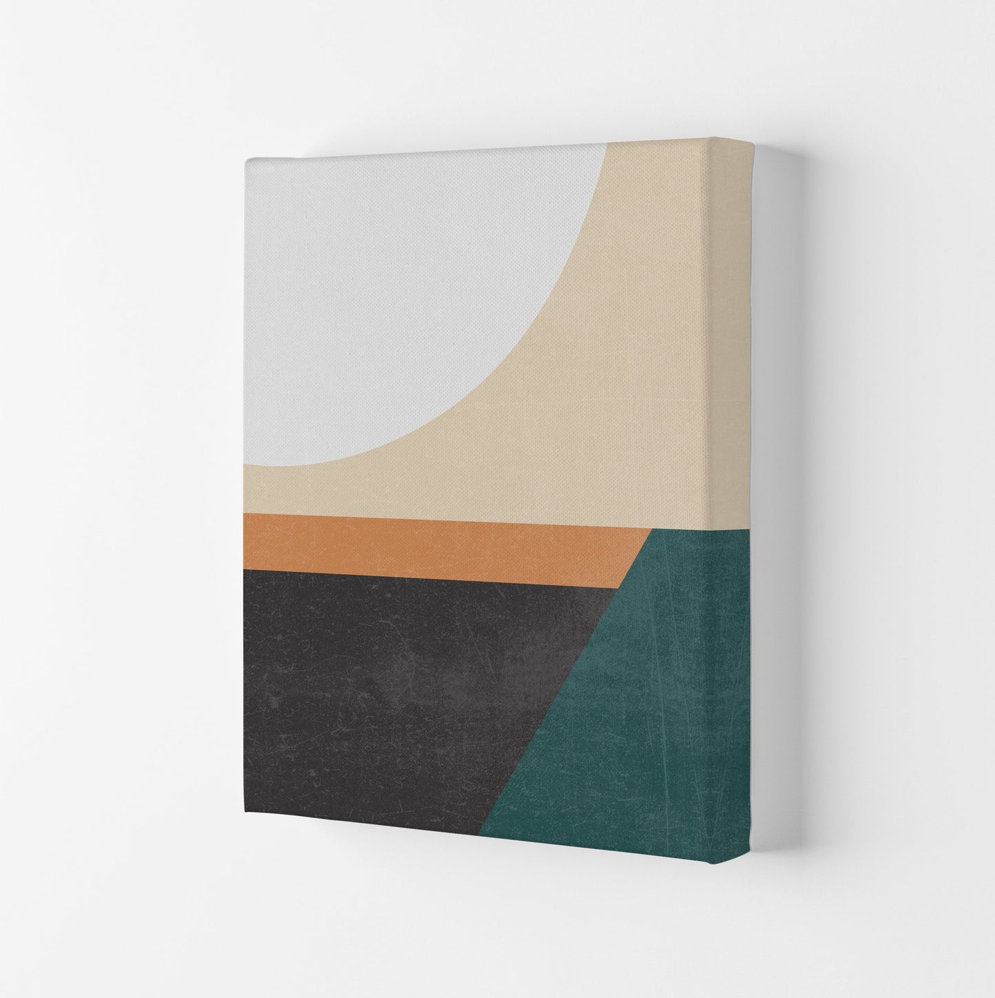 Avelena | Farbenfrohes Mid Century Modern Druck A