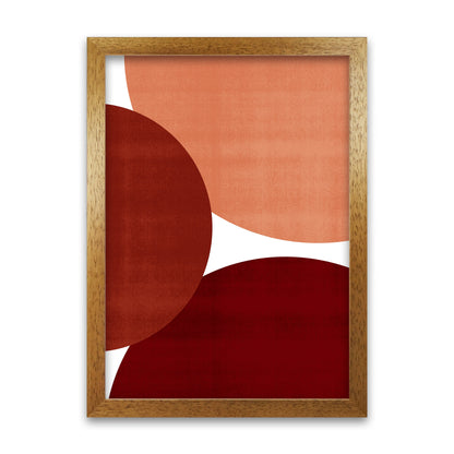 Avelena | Abstrakte Kunst Rott Original Moderne Gegenwartskunst Druck