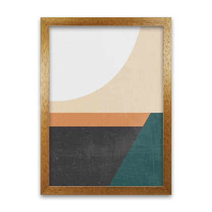 Avelena | Farbenfrohes Mid Century Modern Druck A