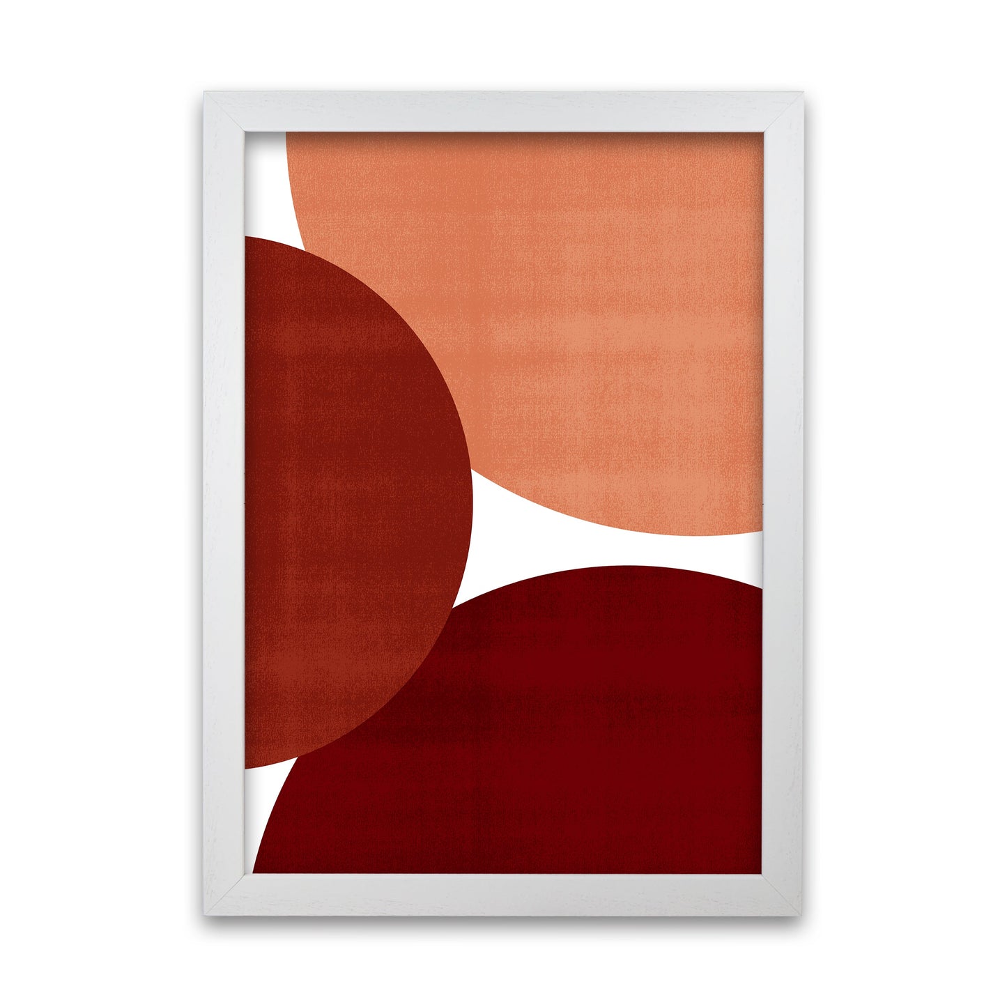 Avelena | Abstrakte Kunst Rott Original Moderne Gegenwartskunst Druck