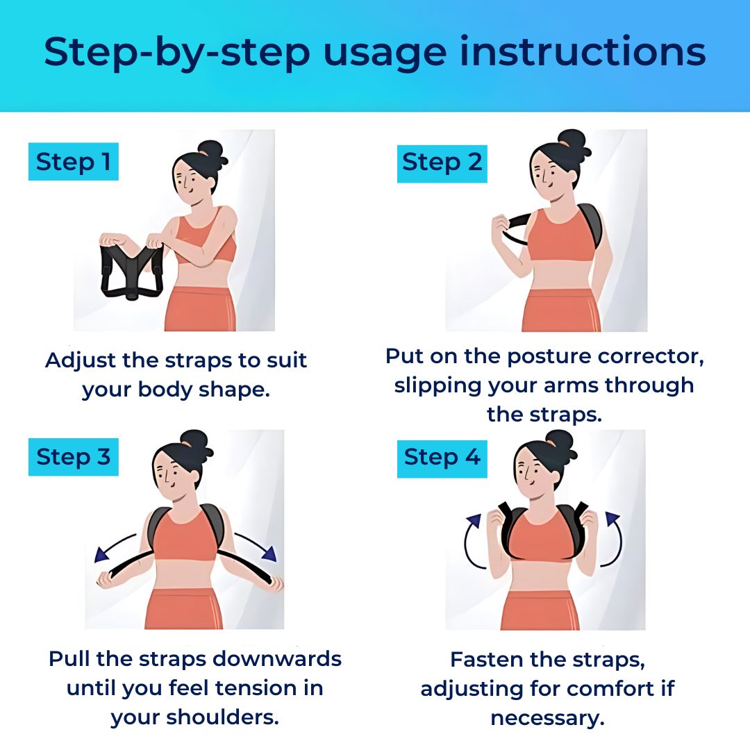 Avelena | Verstellbare Rückenstütze Haltungskorrektor für chronische Schmerzlinderung und täglichen Komfortsupport