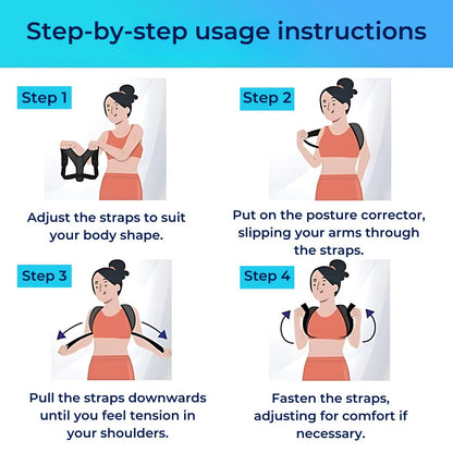 Avelena | Verstellbare Rückenstütze Haltungskorrektor für chronische Schmerzlinderung und täglichen Komfortsupport