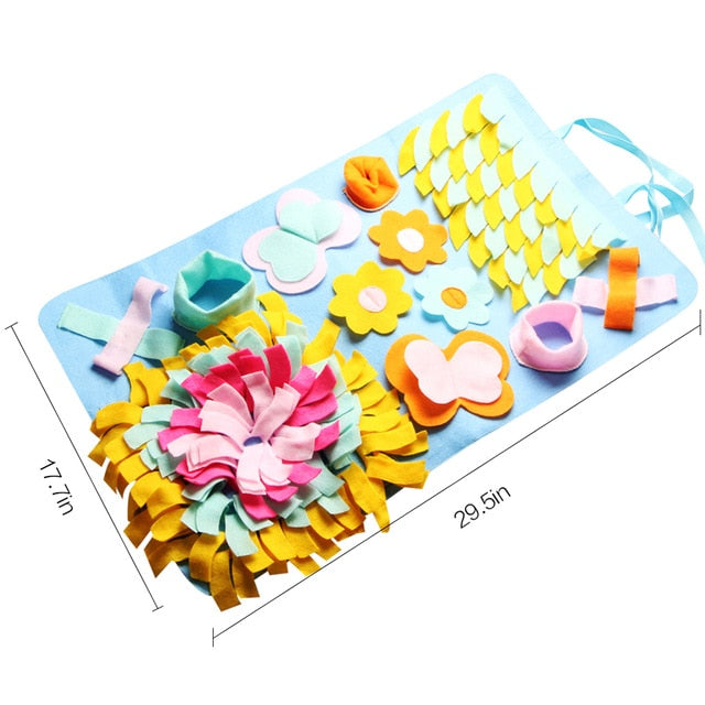 Avelena | Snuffie Hund Snuffle Futtermatte - Stressabbauendes Interaktives Puzzle