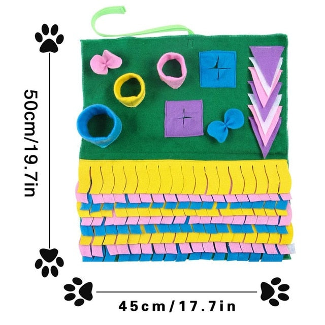 Avelena | Snuffie Hund Snuffle Futtermatte - Stressabbauendes Interaktives Puzzle