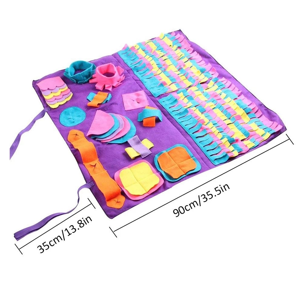 Avelena | Snuffie Hund Snuffle Futtermatte - Stressabbauendes Interaktives Puzzle