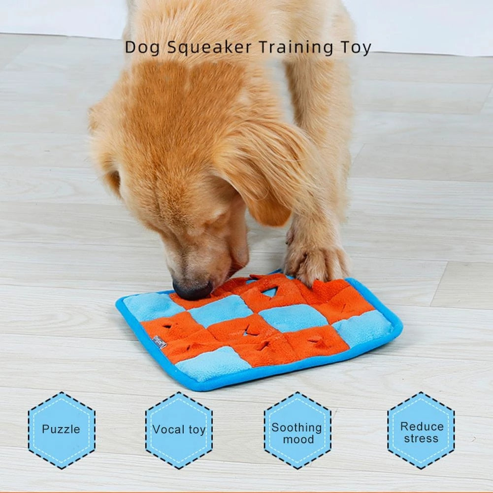 Avelena | Snuffie Hund Snuffle Futtermatte - Stressabbauendes Interaktives Puzzle