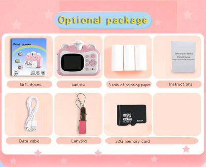 Avelena | Sofortdruckkamera Bundle 1080 Kamera mit Thermodruck