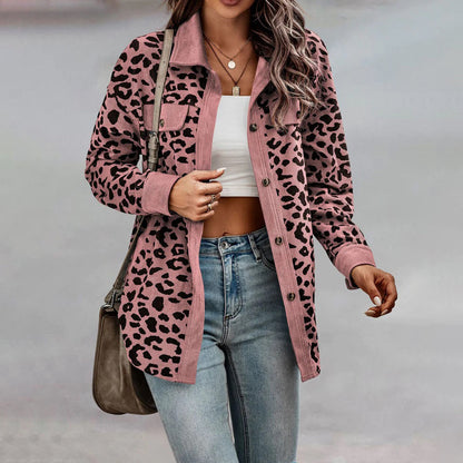 Avelena | Trendige Jacke mit Leopardenmuster