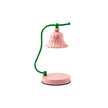 Avelena | BloomAura – Charmante rosa Glas-Tischlampe