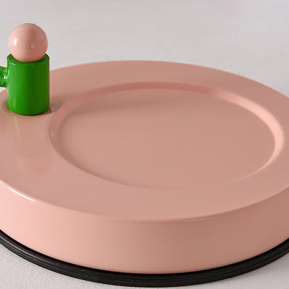 Avelena | BloomAura – Charmante rosa Glas-Tischlampe