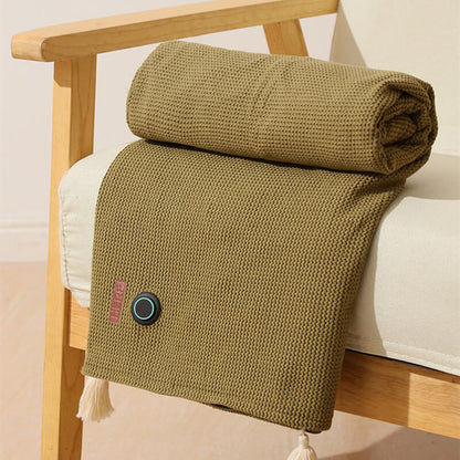 Avelena | CozyWarm USB beheizte Decke – tragbare elektrische Decke mit 3 Wärmeinstellungen & weichem Fleece-Material