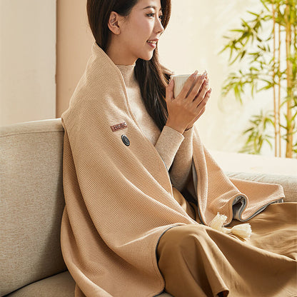 Avelena | CozyWarm USB beheizte Decke – tragbare elektrische Decke mit 3 Wärmeinstellungen & weichem Fleece-Material