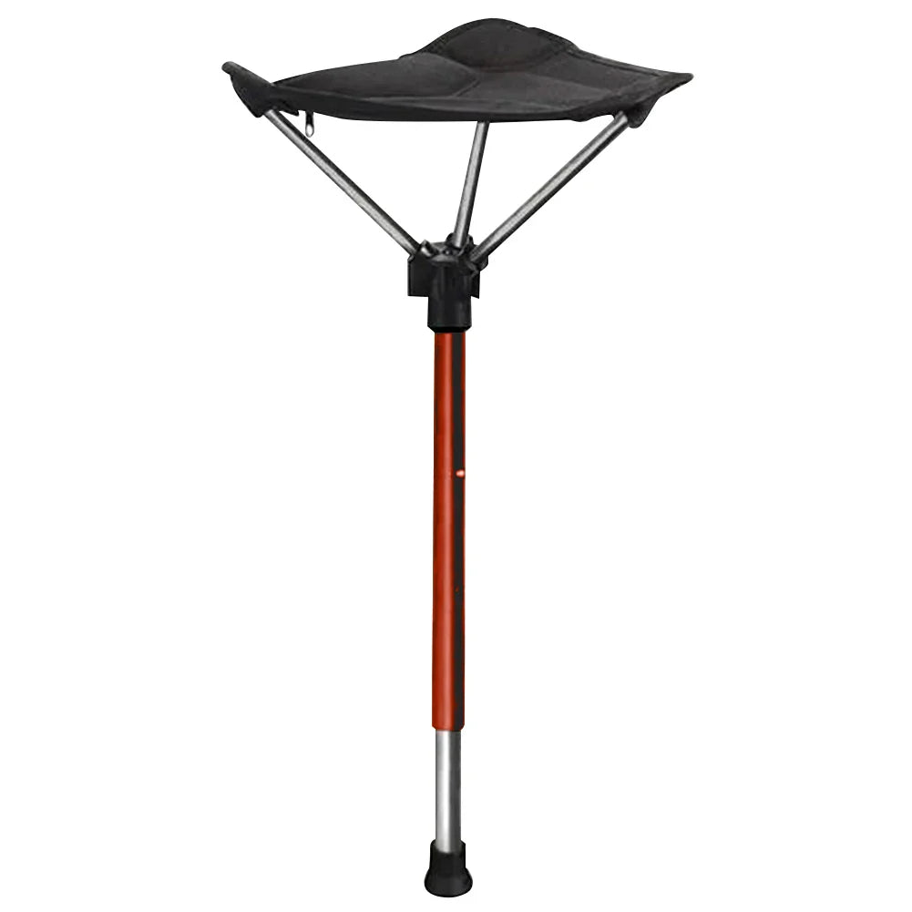 Avelena | Verstellbarer Aluminiumlegierung Klappcampinghocker 125 kg Tragfähigkeit für Wandern Reisen