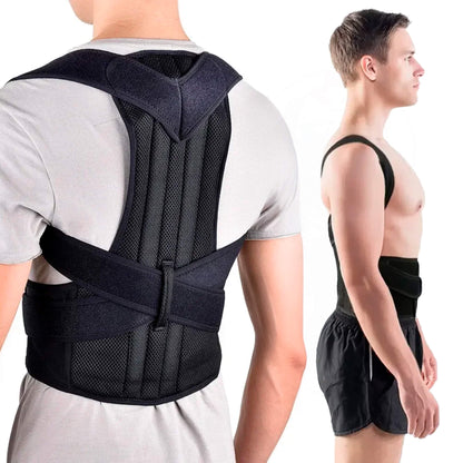 Avelena | Haltungskorrektur Rückenstütze – Verstellbarer Lendenwirbelstützgürtel zur Linderung von Rückenschmerzen & Wirbelsäulen-Ausrichtung | Unisex UK