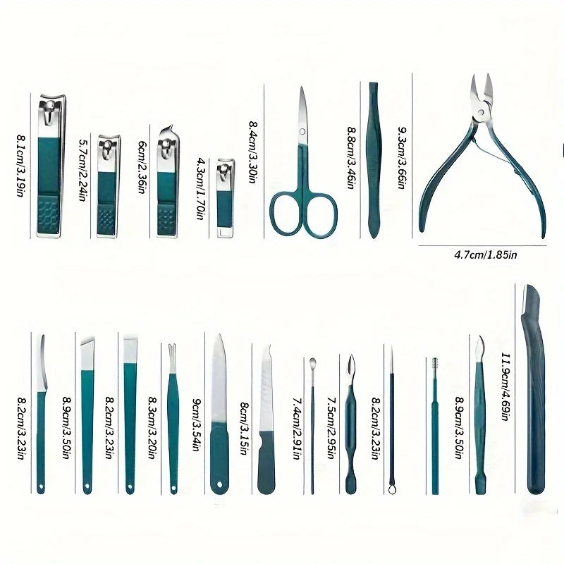 Avelena | Edelstahl Nagelpflege Set