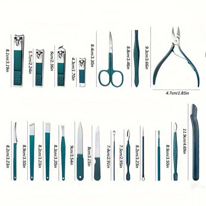 Avelena | Edelstahl Nagelpflege Set