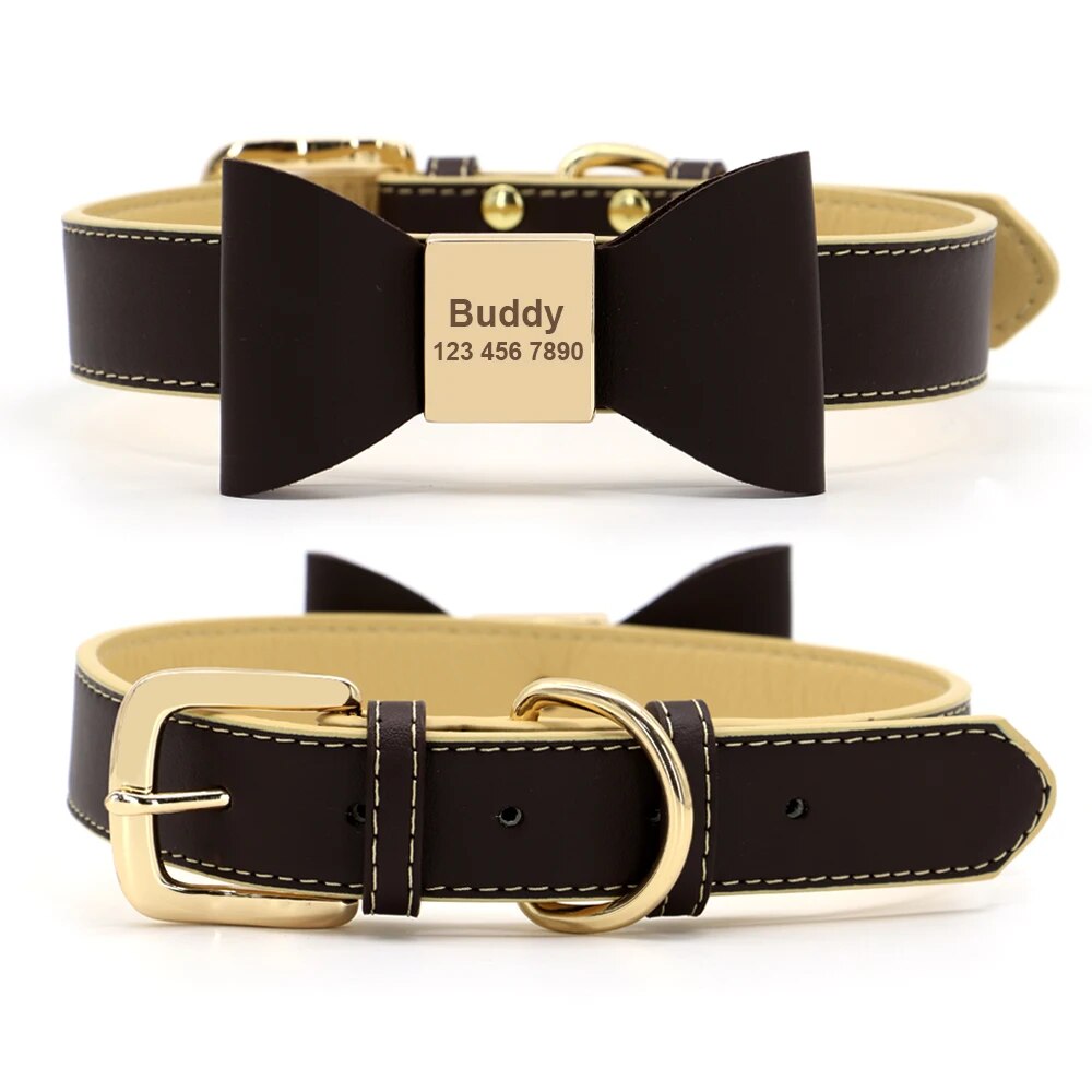 Avelena | Pupmonogram Personalisierte Französische Bulldogge Namenskette & Anti-Verlust-Id