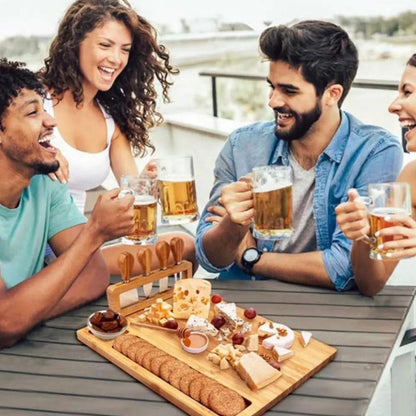 Avelena | CheeseLux – Premium-Bambus-Käsebrett-Set