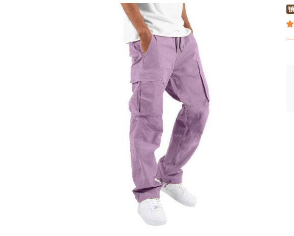 Herren Gehen Cargo Hose | Weites Bein