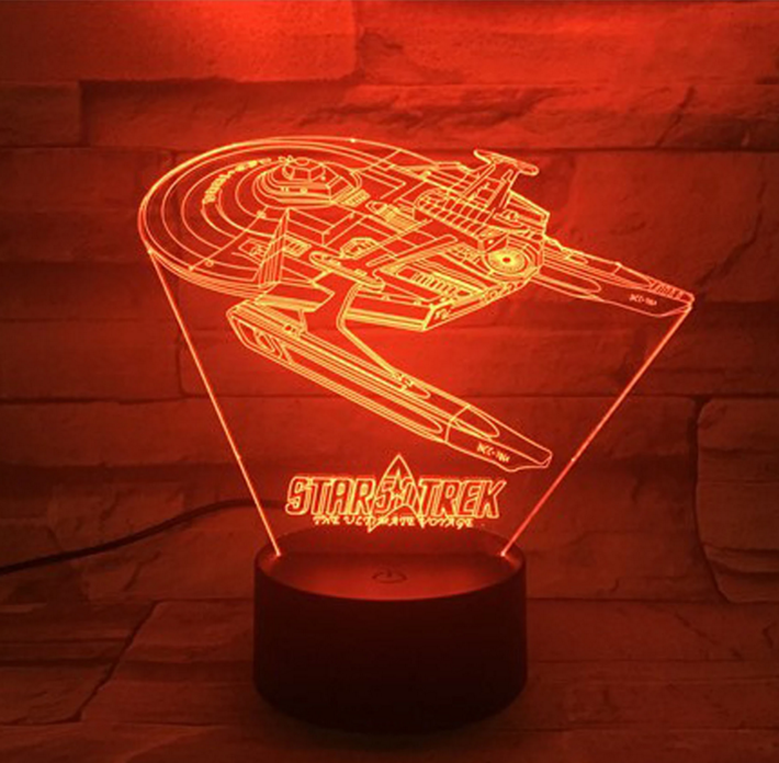 Avelena | Star Trek 3D optische Illusionslampe