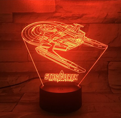 Avelena | Star Trek 3D optische Illusionslampe