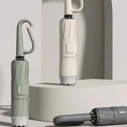 Avelena | Automatischer kompakter Regenschirm, gebaut für starken Wind