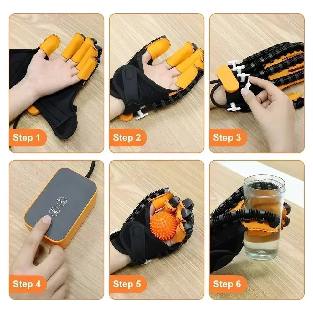 Avelena | Automatischer Handtrainer-Handschuh für die häusliche Rehabilitation und Kraftaufbau