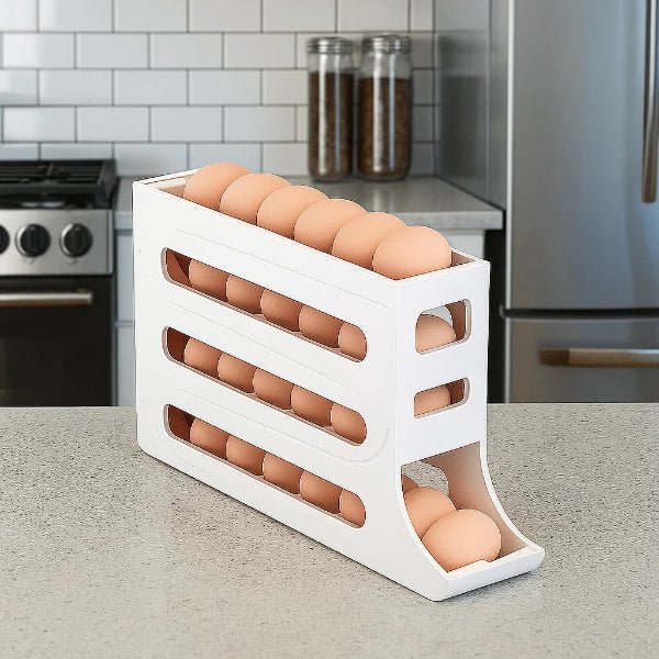 Avelena | Eierlagerbox mit großem Fassungsvermögen und Rolldesign für 30 Eier