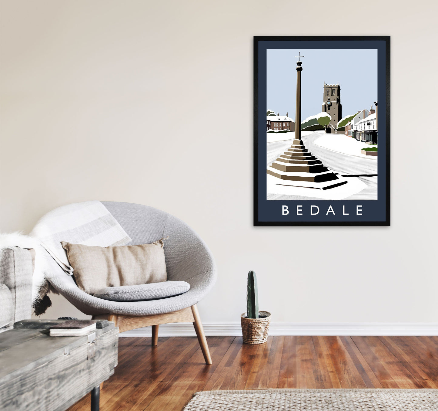 Avelena | Bedale In Snow Porträt von Richard O'Neill