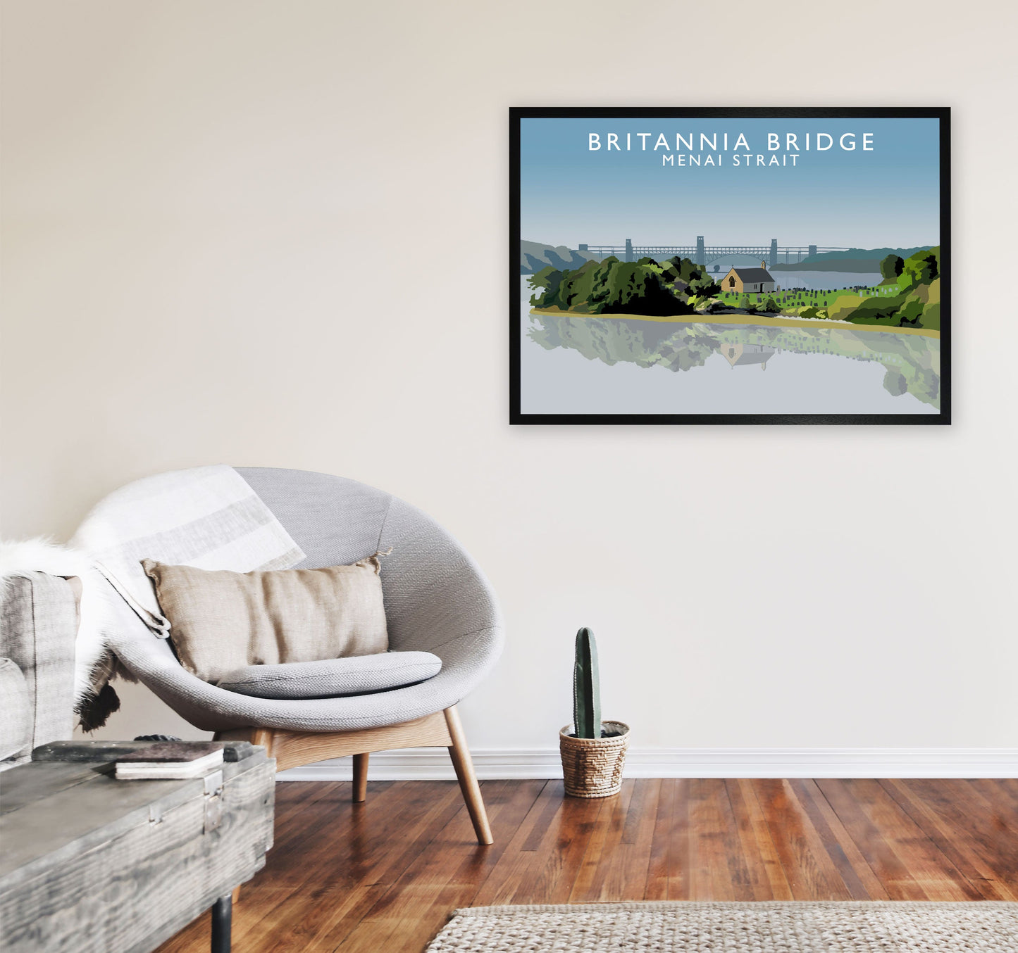 Avelena | Britannia Bridge Kunstdruck