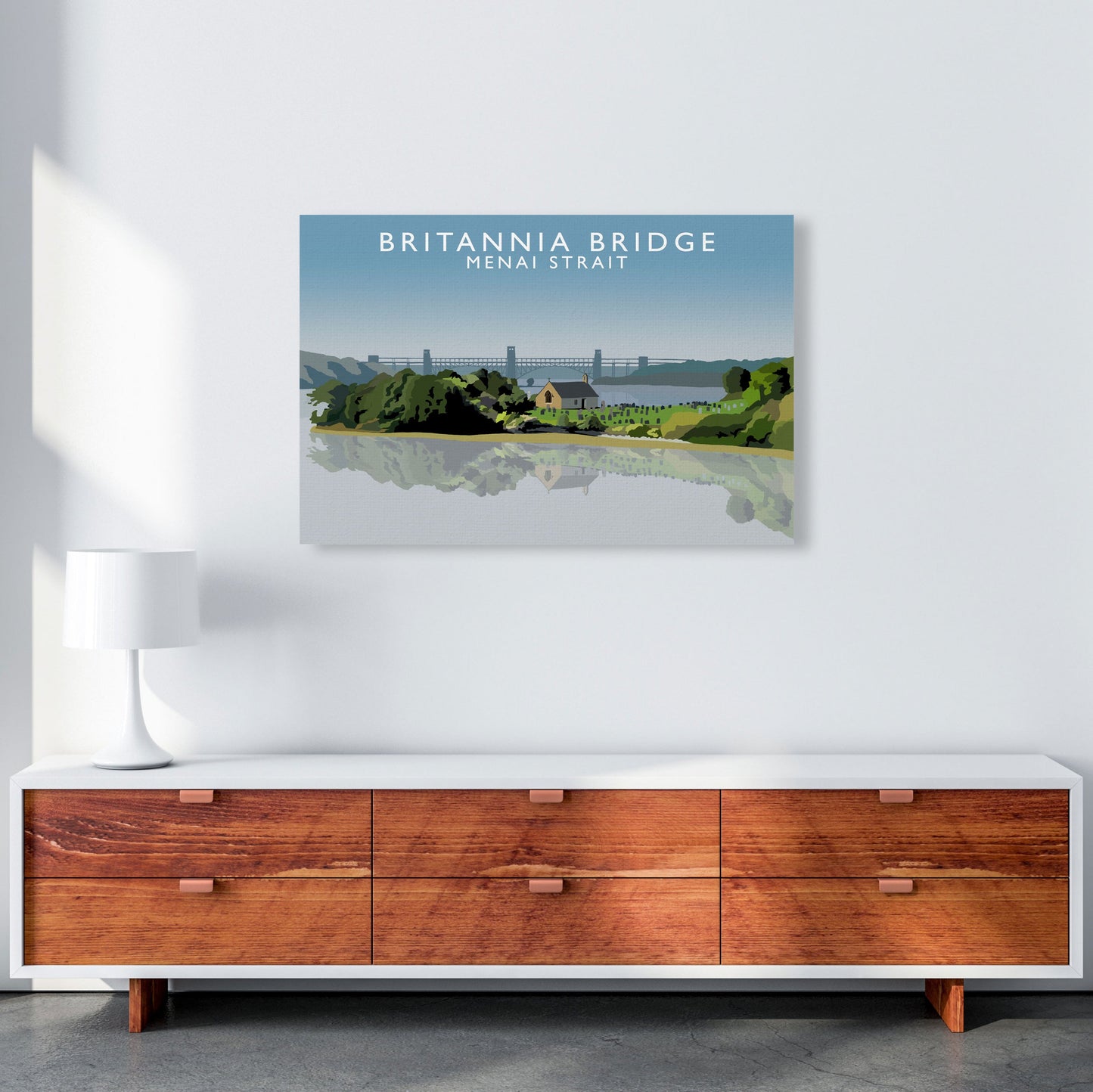 Avelena | Britannia Bridge Kunstdruck