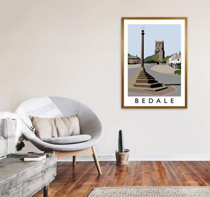 Avelena | Bedale gerahmter Digitaldruck von Richard O'Neill