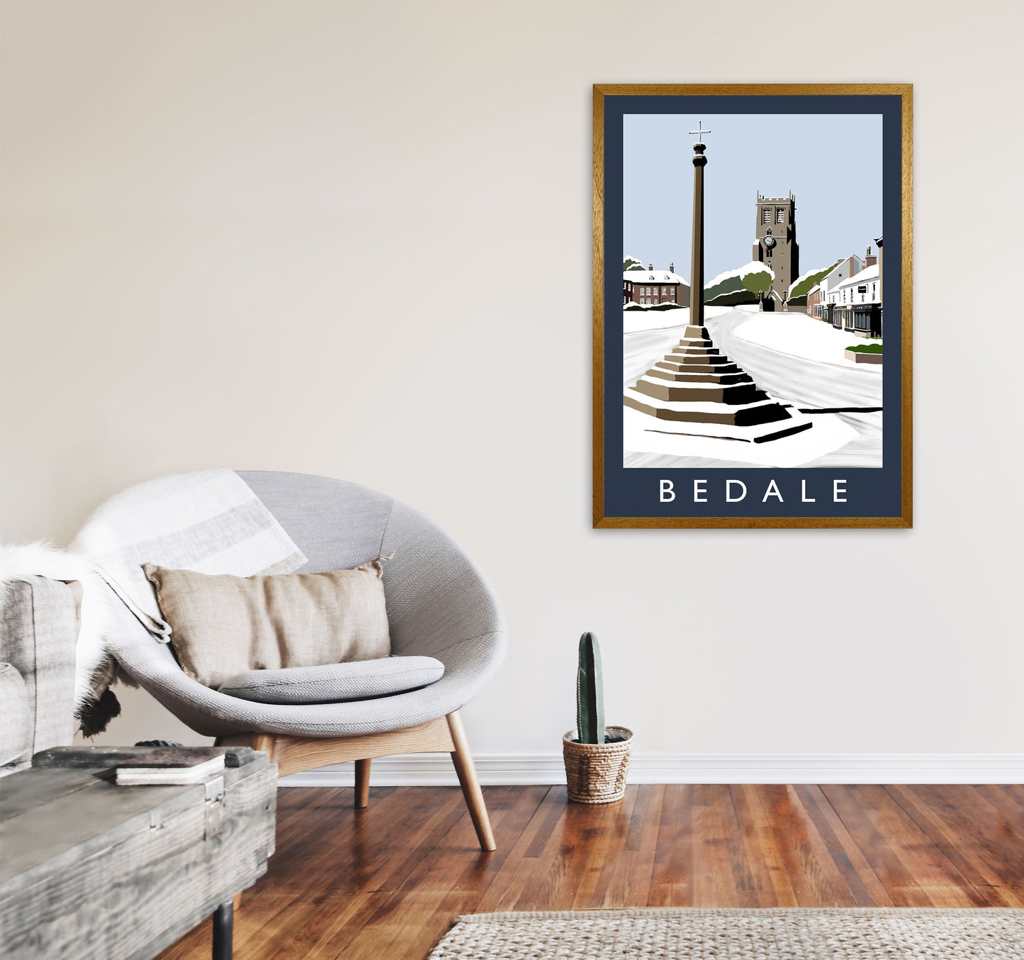 Avelena | Bedale In Snow Porträt von Richard O'Neill