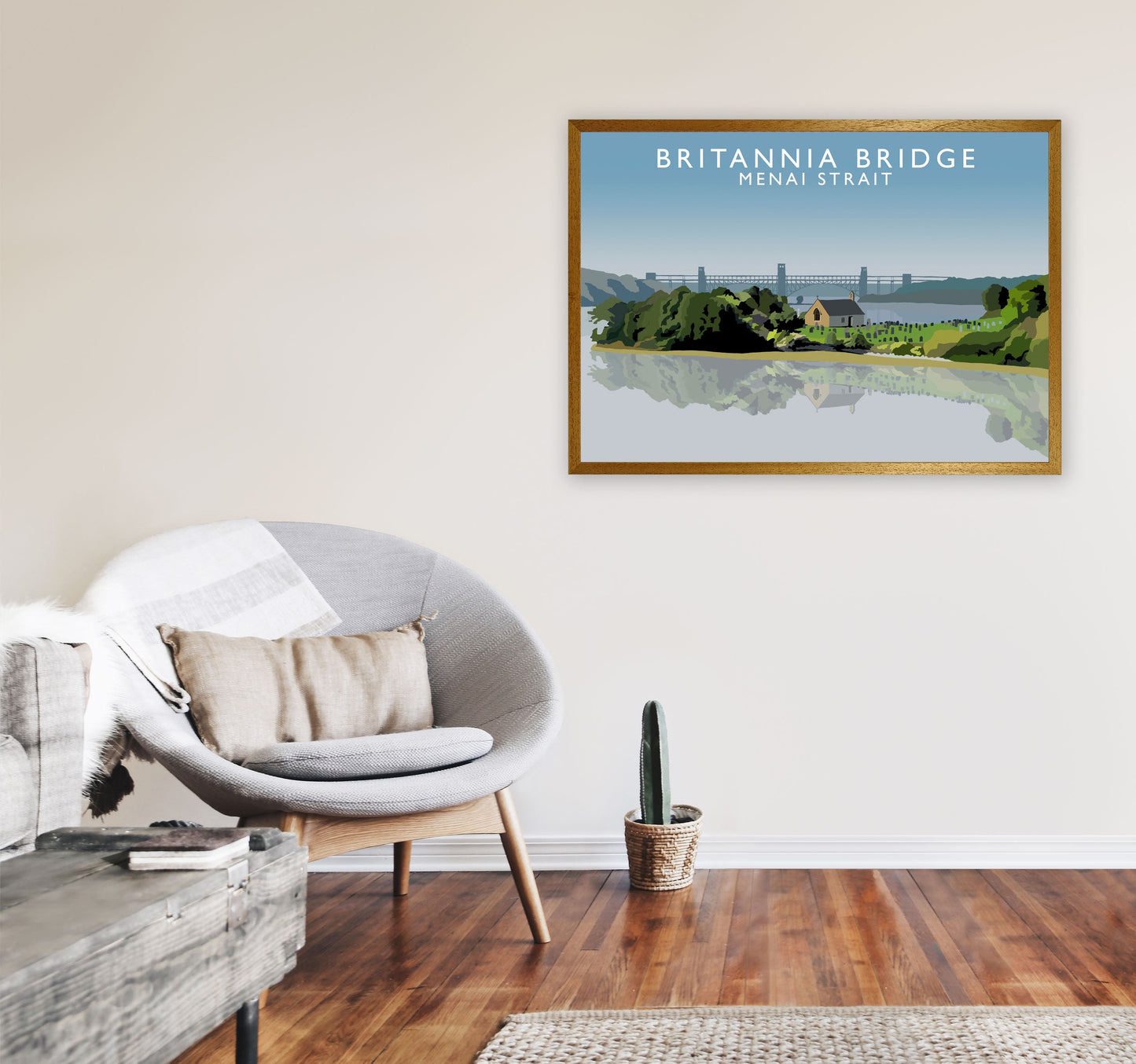 Avelena | Britannia Bridge Kunstdruck