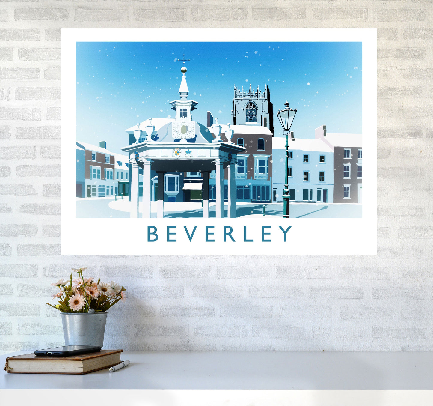 Avelena | Beverley (Schnee) 2 Reise Kunstdruck von Richard O'Neill