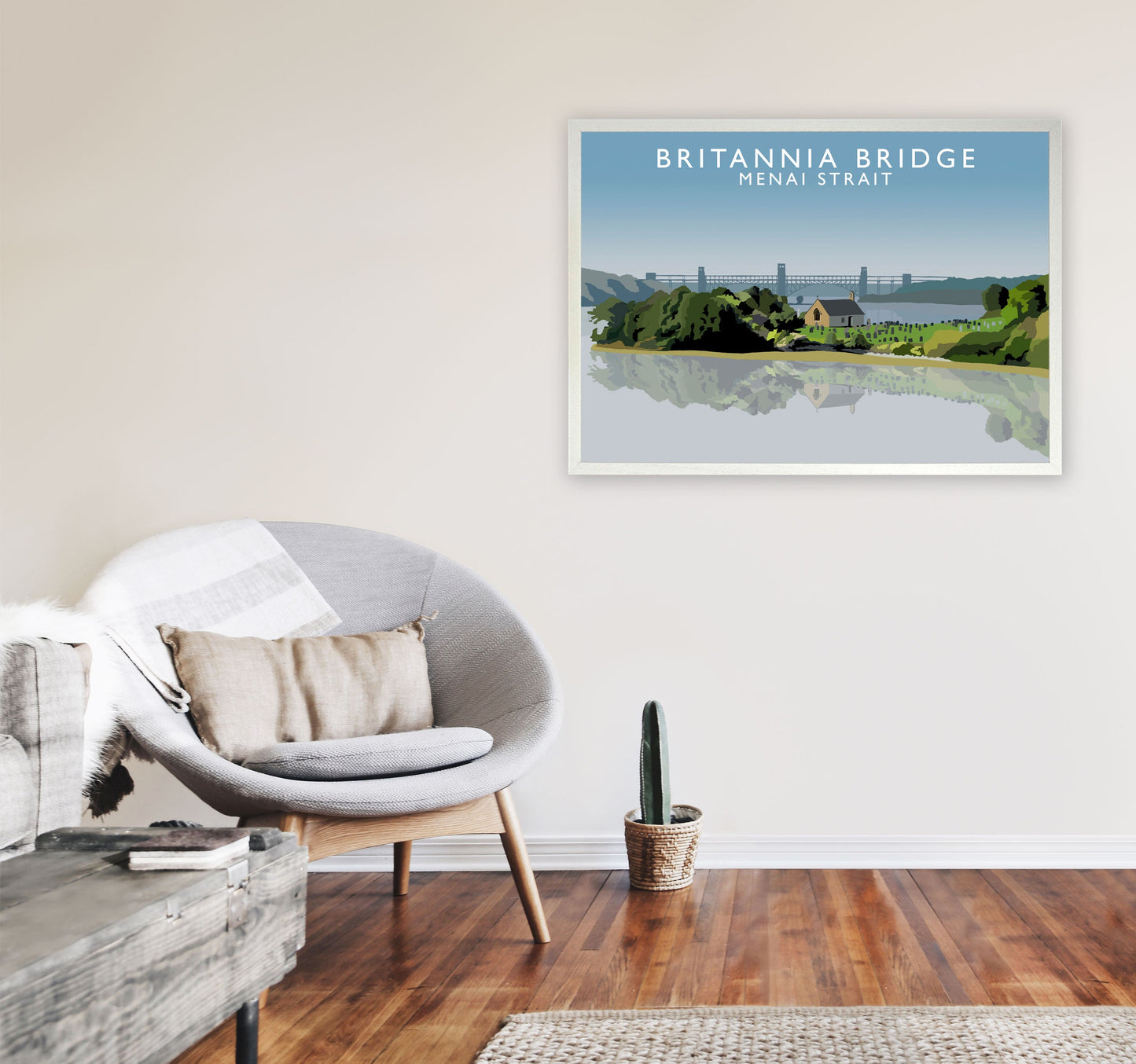 Avelena | Britannia Bridge Kunstdruck