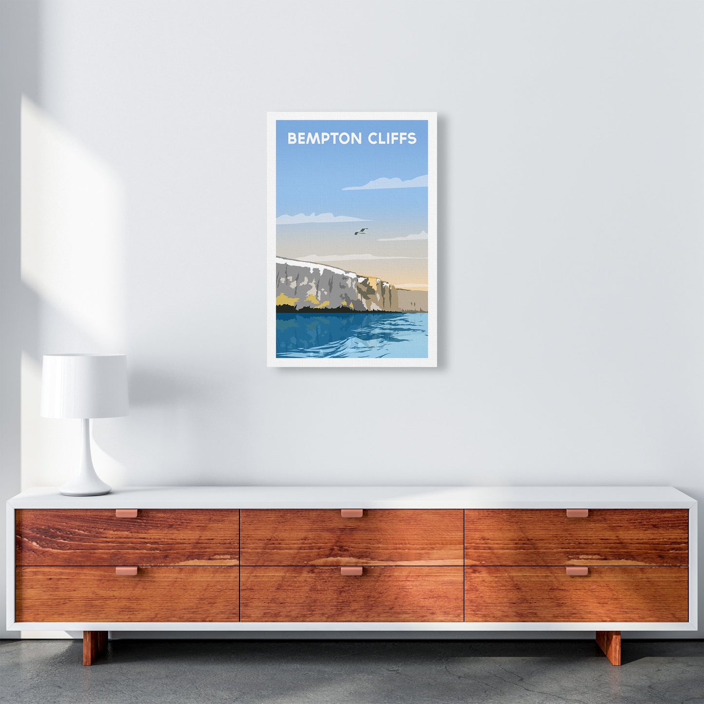 Avelena | Bempton Klipper Porträt Reise Kunstdruck von Richard O'Neill