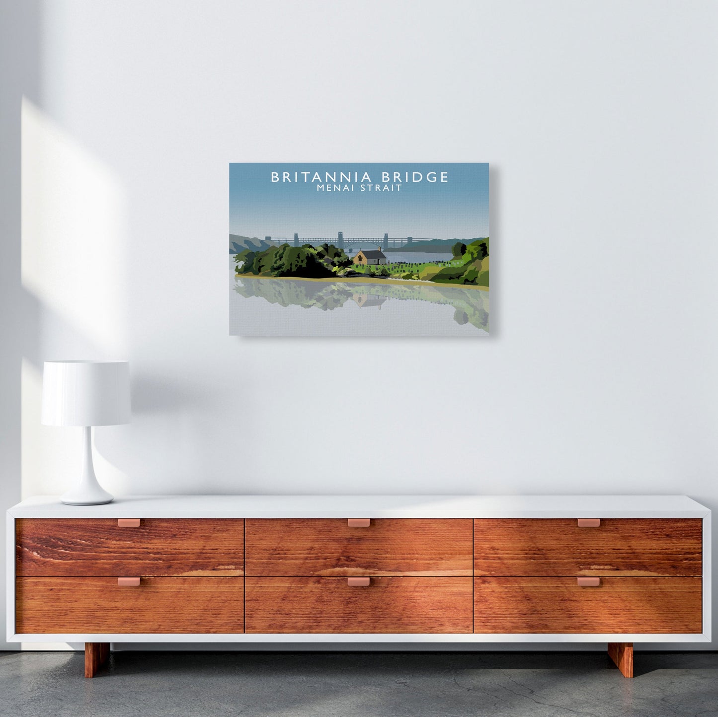 Avelena | Britannia Bridge Kunstdruck