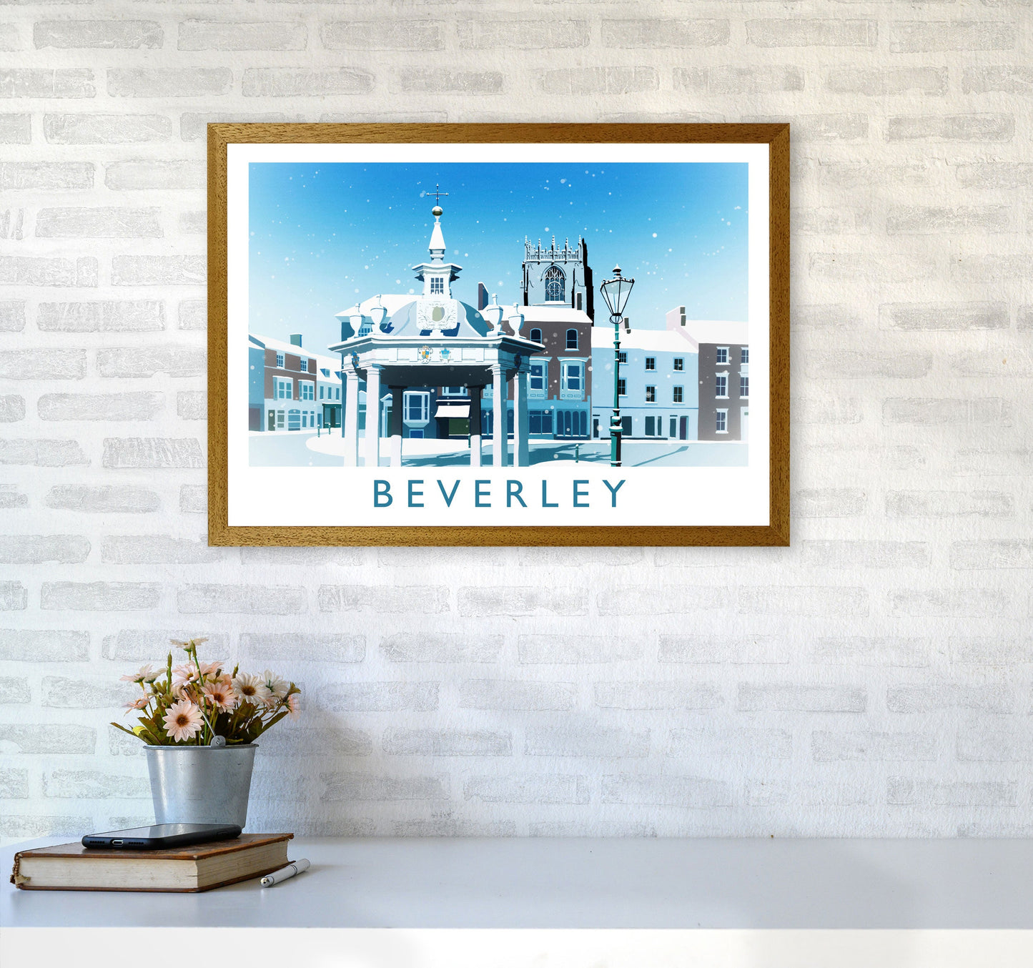 Avelena | Beverley (Schnee) 2 Reise Kunstdruck von Richard O'Neill