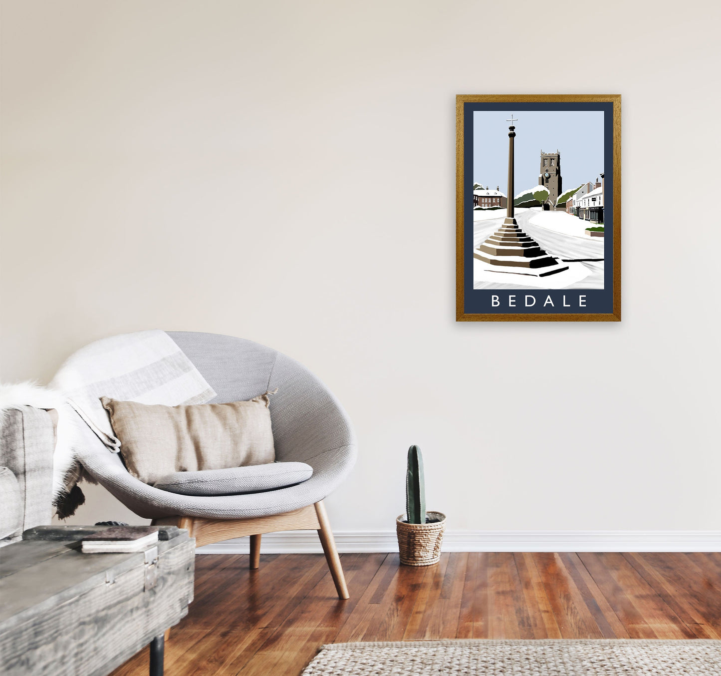 Avelena | Bedale In Snow Porträt von Richard O'Neill