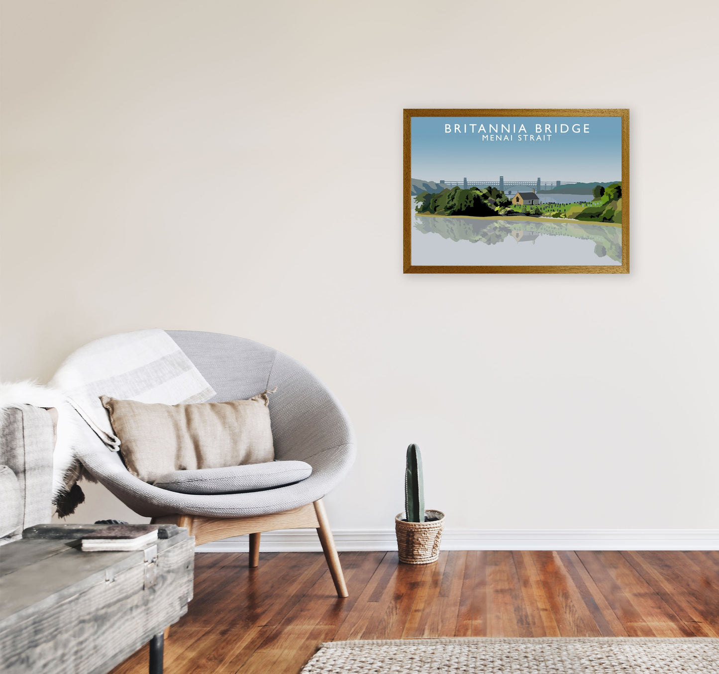 Avelena | Britannia Bridge Kunstdruck