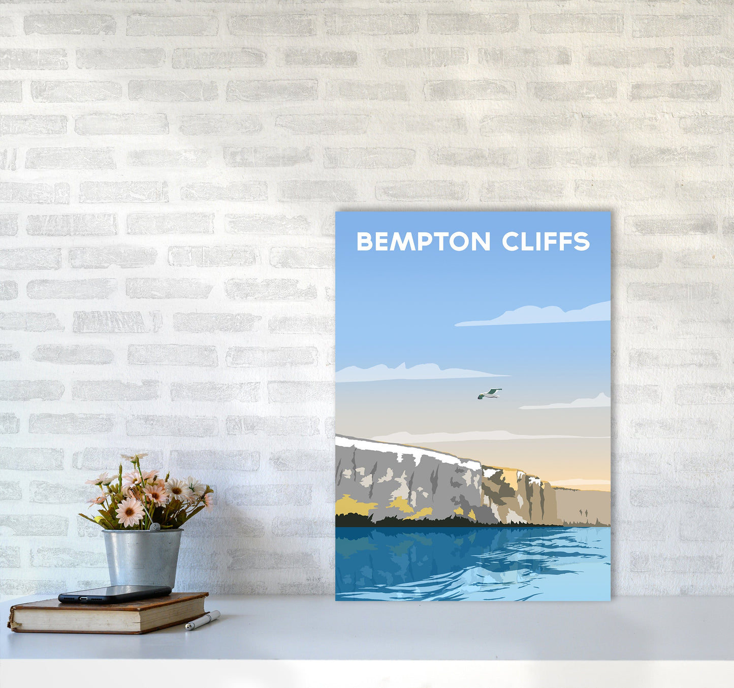Avelena | Bempton Klipper Porträt Reise Kunstdruck von Richard O'Neill