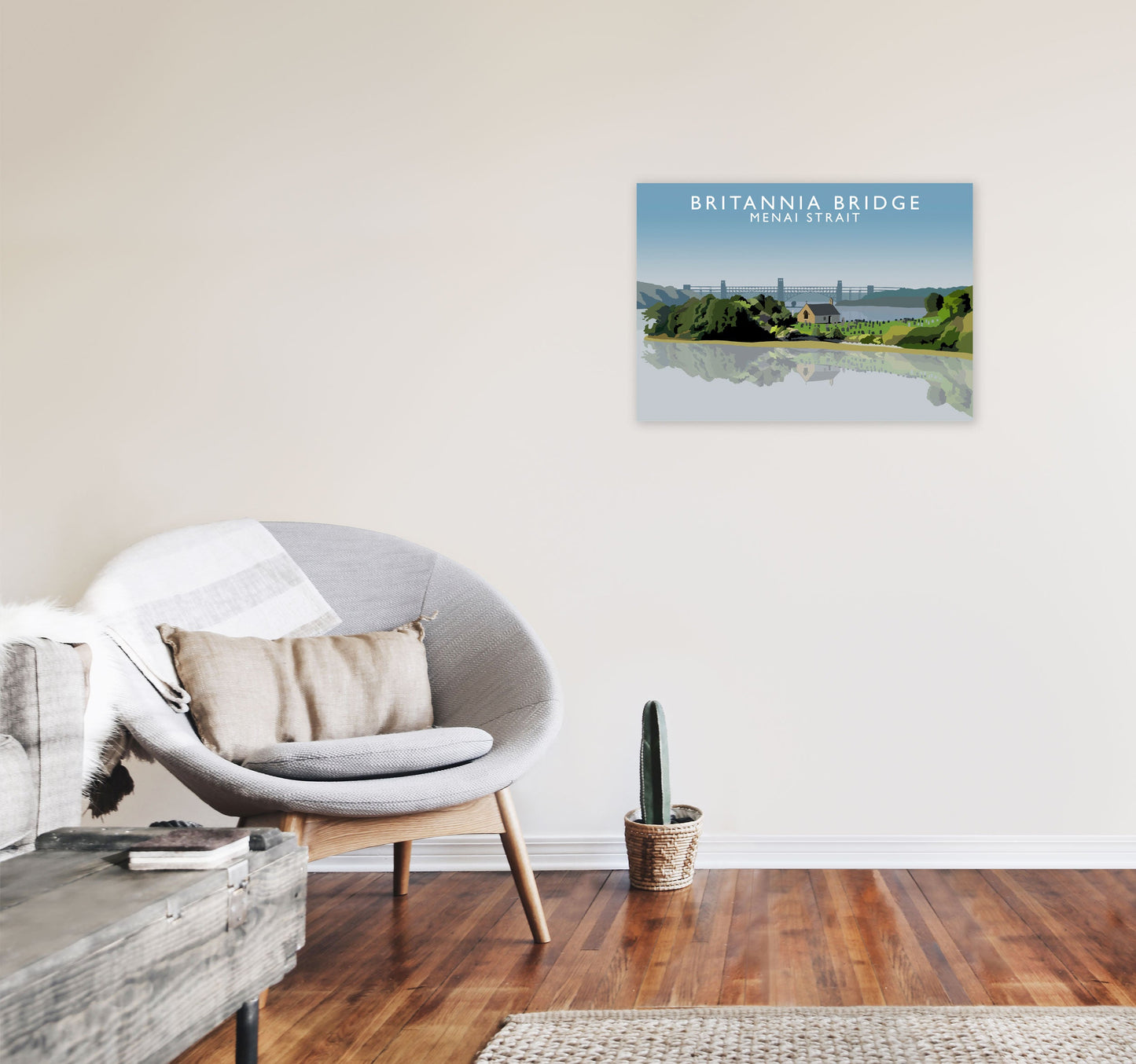 Avelena | Britannia Bridge Kunstdruck