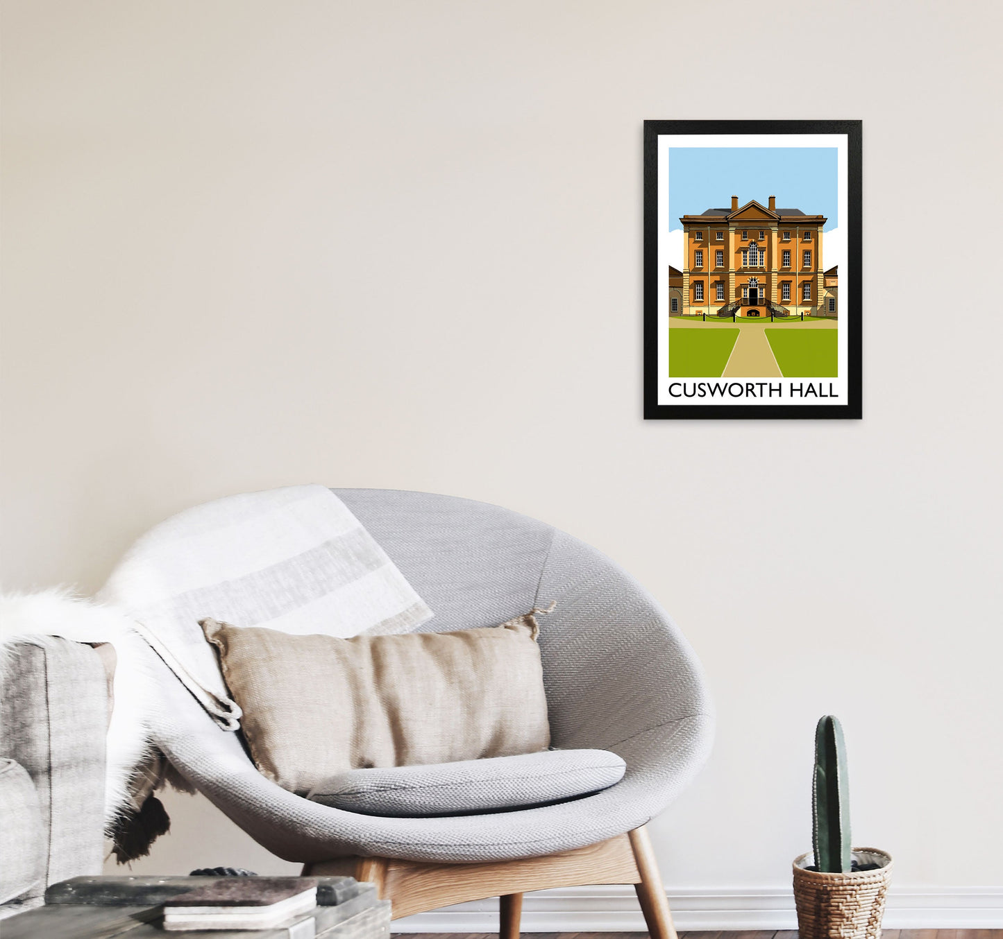 Avelena | Cusworth Hall gerahmter digitaler Kunstdruck