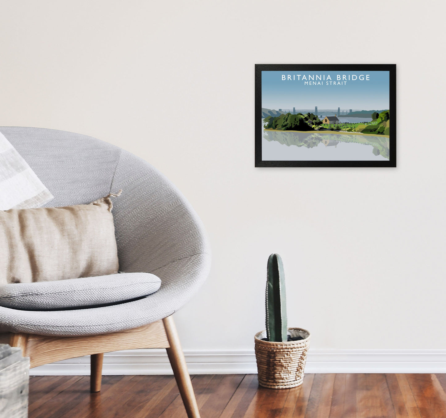 Avelena | Britannia Bridge Kunstdruck