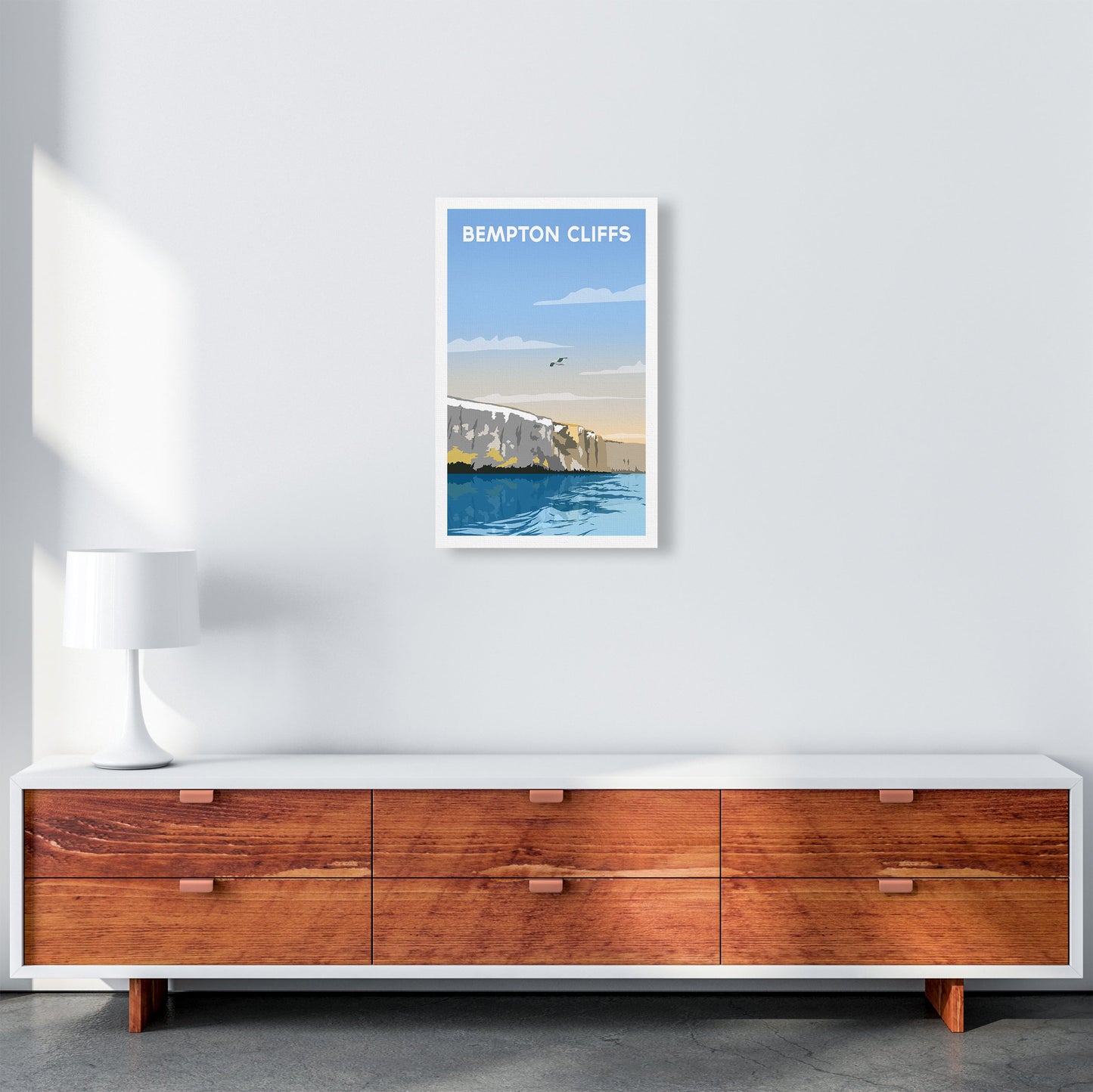Avelena | Bempton Klipper Porträt Reise Kunstdruck von Richard O'Neill