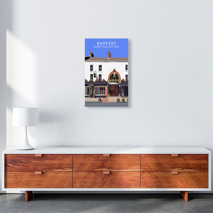 Avelena | Barkers Northallerton Rammet digitale Kunstdruck von Richard O'Neill