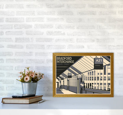 Avelena | Bradford Interchange, Bridge Street Reise Kunst Druck