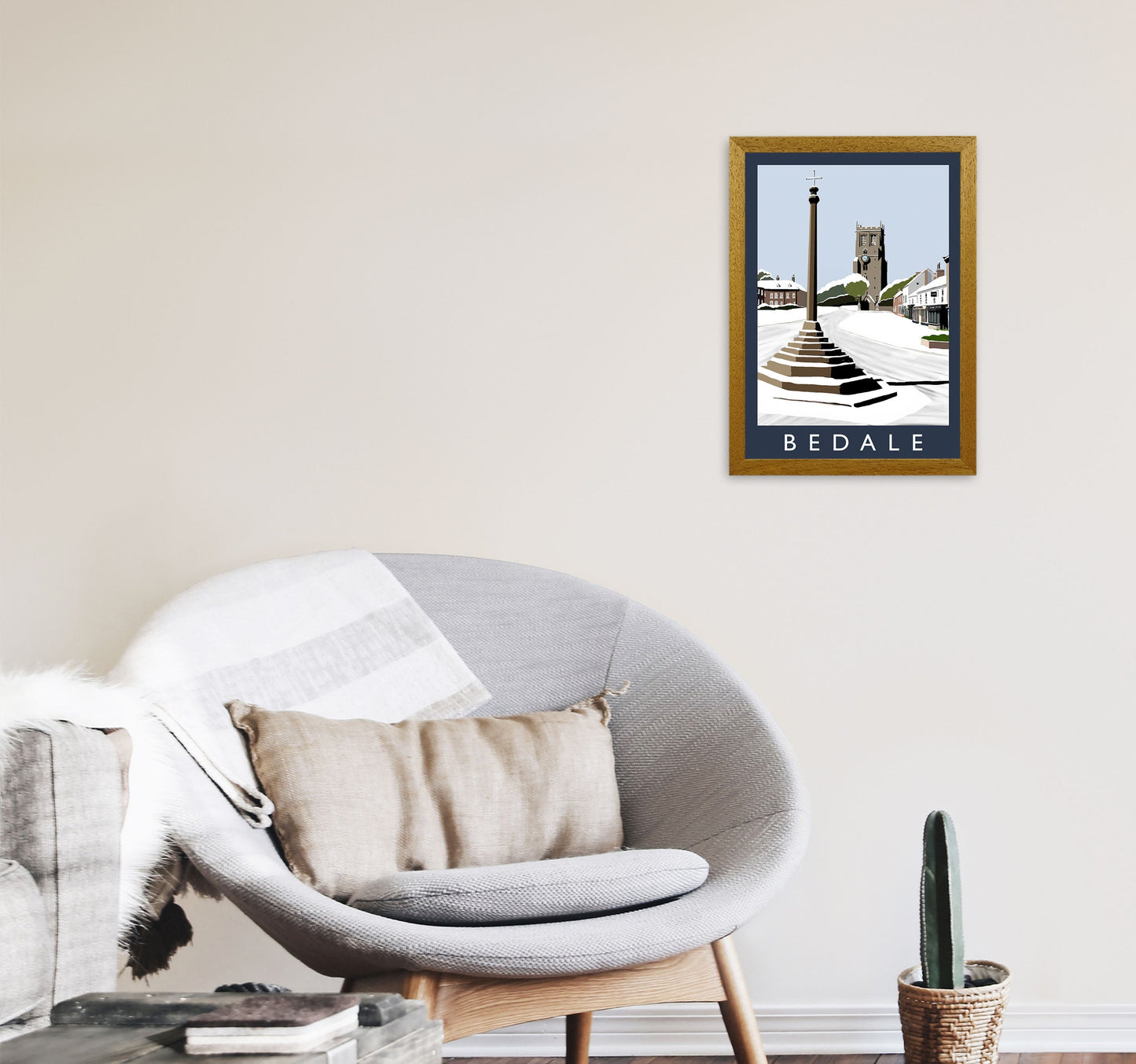 Avelena | Bedale In Snow Porträt von Richard O'Neill