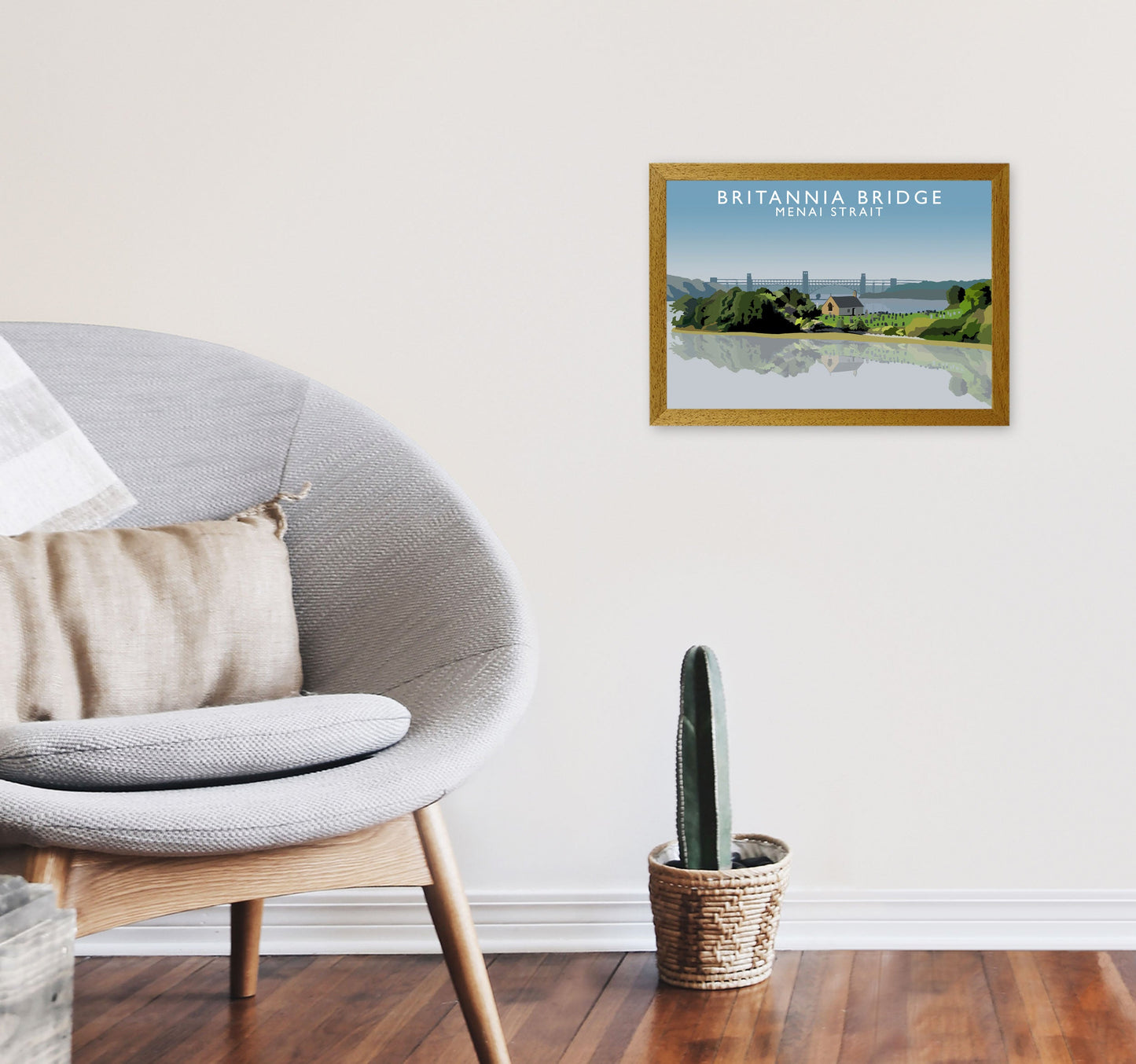 Avelena | Britannia Bridge Kunstdruck